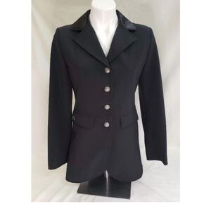 Goode Rider Regal Dressage Show Coat NWT BLACK Equestrian Horse  GoodeRider L 16